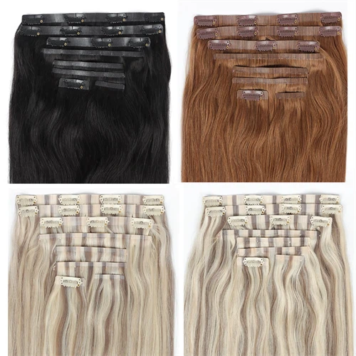 Human Hair Extensions Clip in